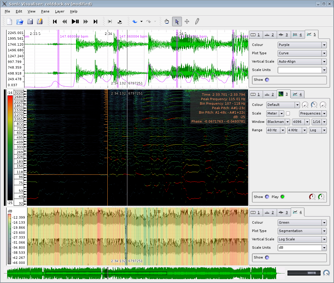 Pegar a Cifra da Música - Programa Sonic Visualiser 