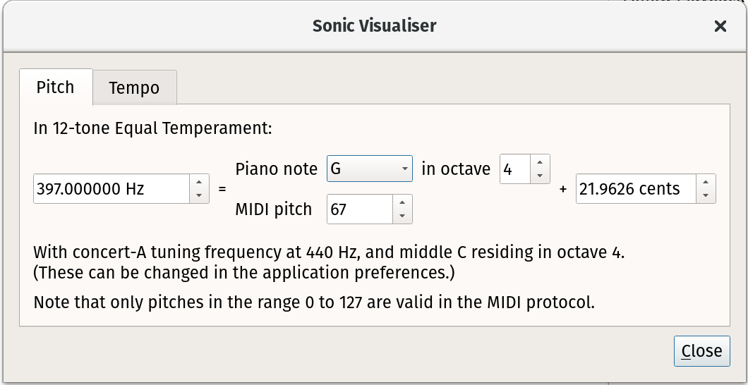 sonic visualiser chords